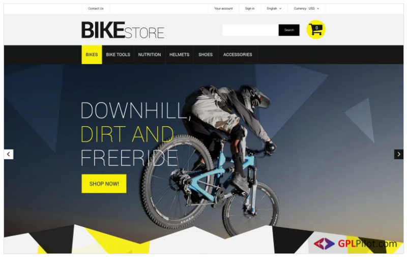 Bike Store PrestaShop Theme