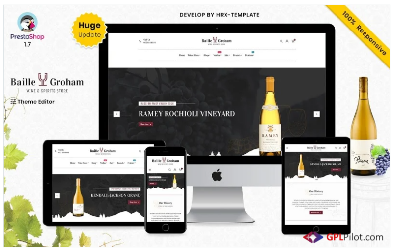 Baille Groham Wine - Vin Liquor–Alcohol Pretashop Responsive Theme Store