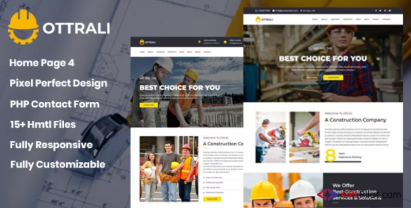 Ottrali - Construction Business Template