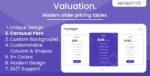 Valuation - HTML slider pricing tables