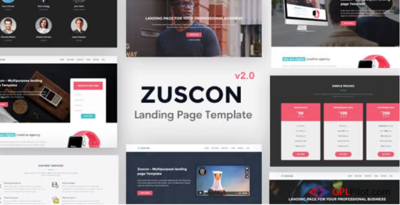 Zuscon - Bootstrap 5 Landing Page Template