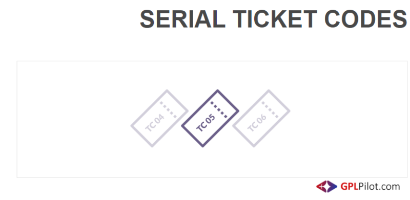 Tickera - Serial Ticket Codes 1.1.1