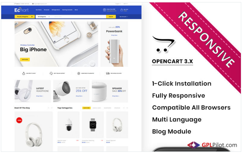 Ecmart - The Mega Electronic Store Responsive PrestaShop Theme