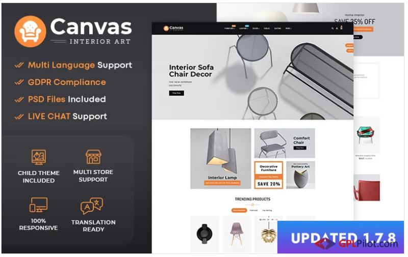 Canvas - Interior Art & Handicrafts - PrestaShop Responsive Theme