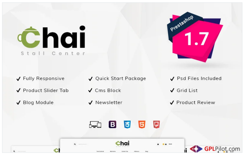 Chai Stall Store PrestaShop Theme