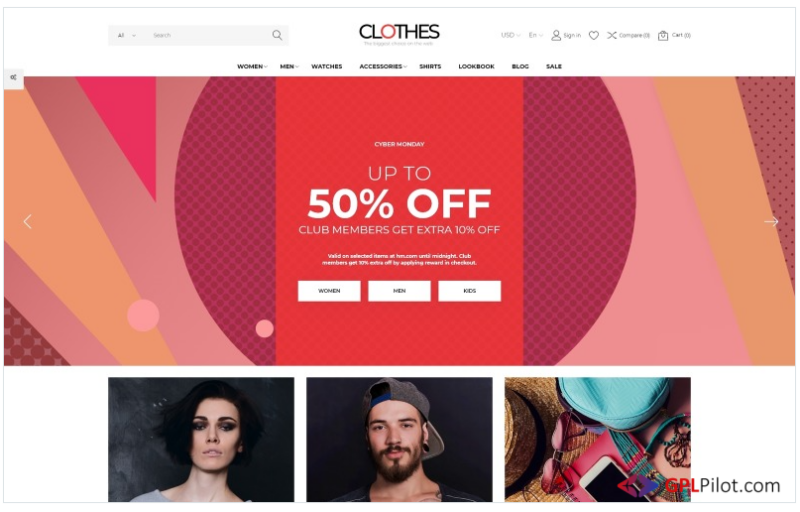 Clothes - Brand Apparel Store Clean Bootstrap Ecommerce PrestaShop Theme