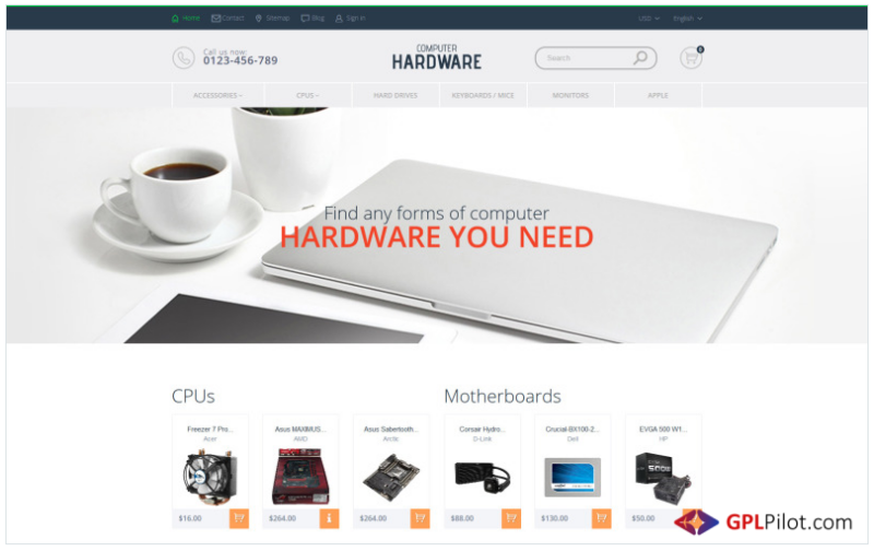 Computer Hardware PrestaShop Theme