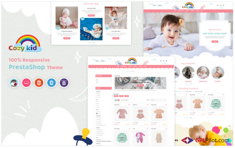 Cozykid - Responsive PrestaShop Template