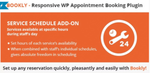 Bookly Service Schedule 3.4