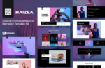 Haizea - Creative Portfolio & Resume Elementor Template Kit