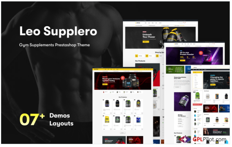 Leo Supplero - Gym Supplements Prestashop Theme