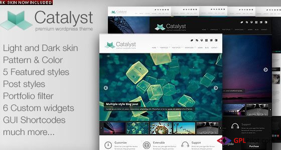 Catalyst WordPress Portfolio Theme 1.9 1 Catalyst WordPress Portfolio Theme 1.9