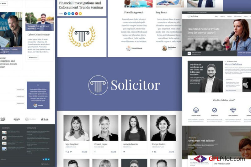 Solicitor Law Business Responsive WordPress Theme 2.3