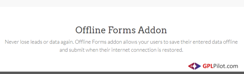 WPForms Offline Forms Addon 1.2.4