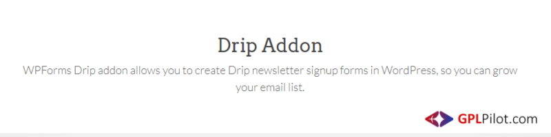 WPForms Drip Addon 1.7.0