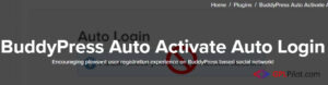 BuddyPress Auto Activate Auto Login 1.5.8