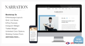 Narration - A Responsive HTML5 Blog Template