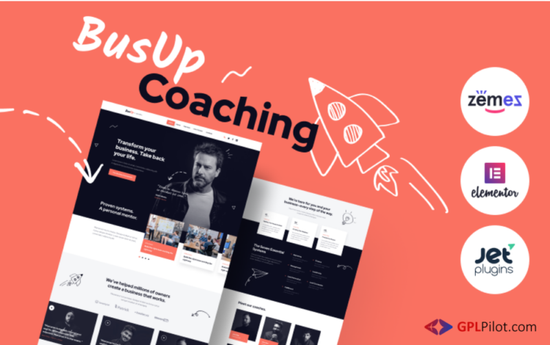 BusUp - Engaging And Inspiring Public Speaker Website WordPress Theme