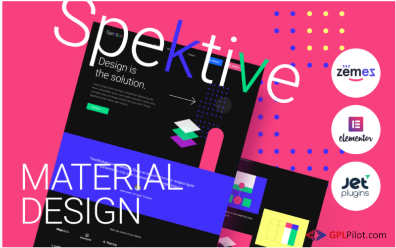 Spektive - Legible And Neat Material Design WordPress Theme