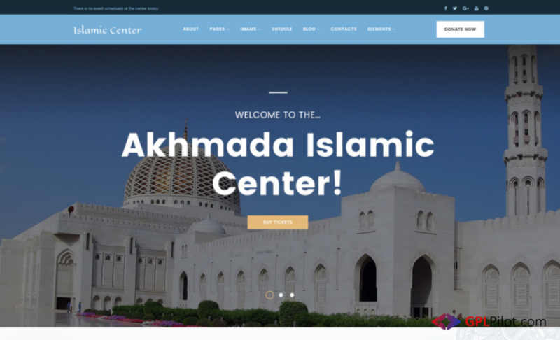 Akhmada - Islamic Center WordPress Theme