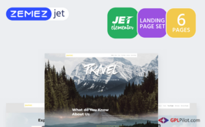 Hottrip - Travel Agency Jet Elementor Template