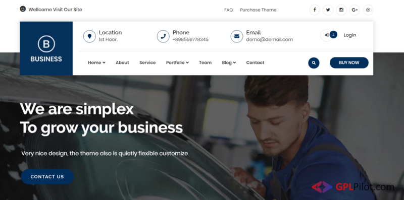 Bravvo - Corporate Responsive WordPress Theme