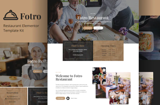 Fotro - Food & Restaurant Elementor Template Kit 1 Fotro - Food & Restaurant Elementor Template Kit