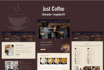 Justcoffee - Cafe and Coffee Elementor Template Kit