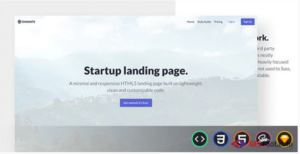 Emanate - Startup Landing Page
