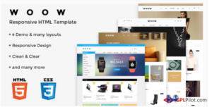 WOOW - HTML eCommerce Template