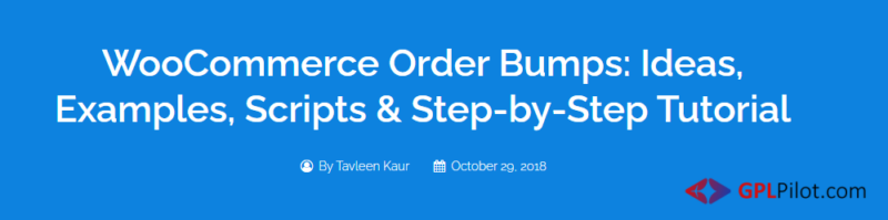 WooCommerce Order Bumps (WooFunnels) 1.21.0