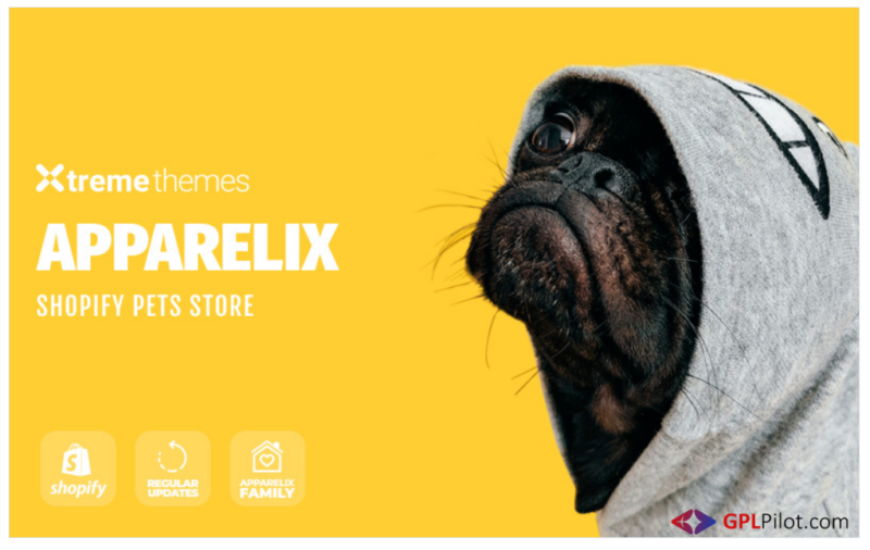 Apparelix Pets Online Store Template Shopify Theme