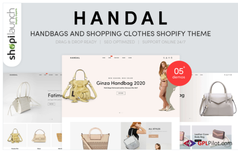 Handal - Handbags & Shopping Clothes Shopify Theme