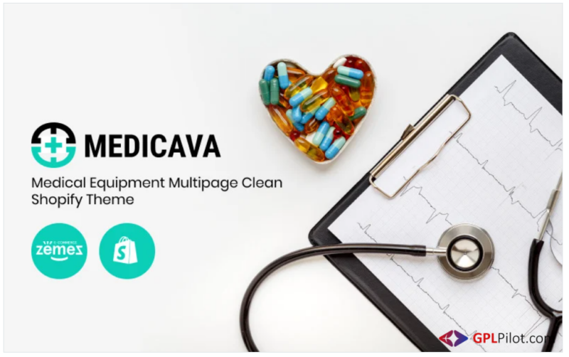 Medicava - Medical Equipment Multipage Clean Shopify Theme