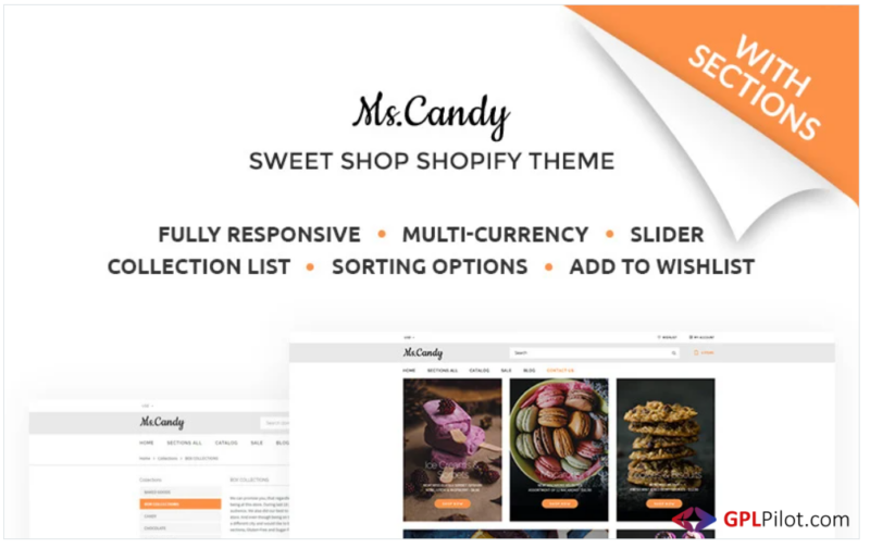 Ms.Candy - Delicicous Sweets & Candies Online Store Shopify Theme