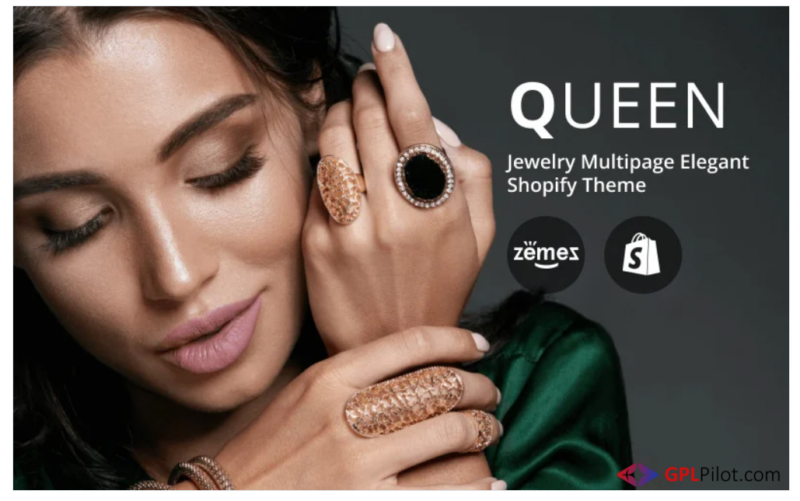 Queen - Jewelry Multipage Elegant Shopify Theme