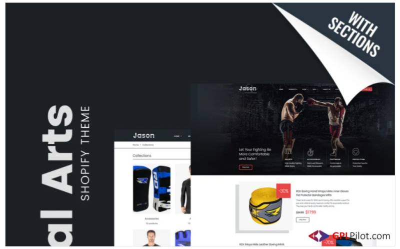 Martial Arts Responsive Shopify Theme