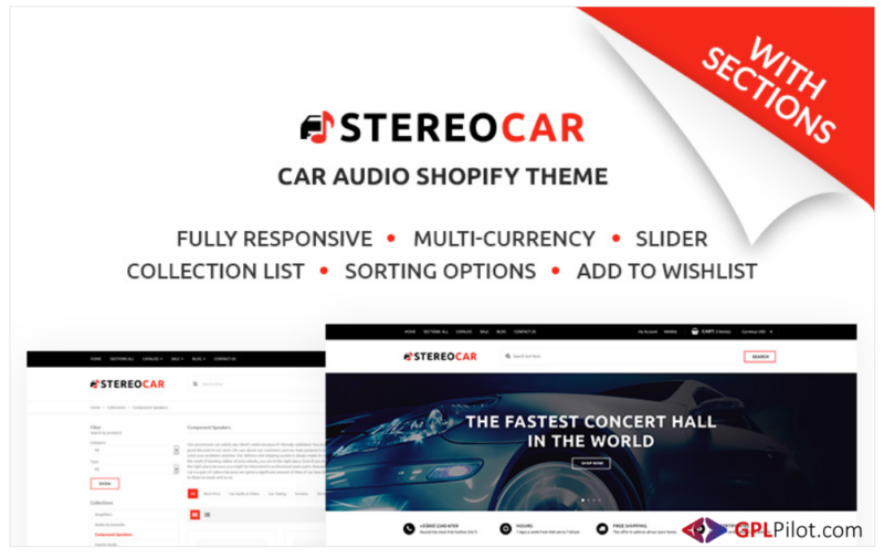 Stereocar - Efficient Automobiles Parts & Accessories Online Shopify Theme