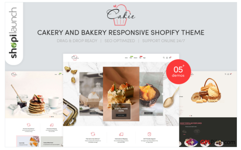 Cakie - Cakery & Bakery Responsive Shopify Theme