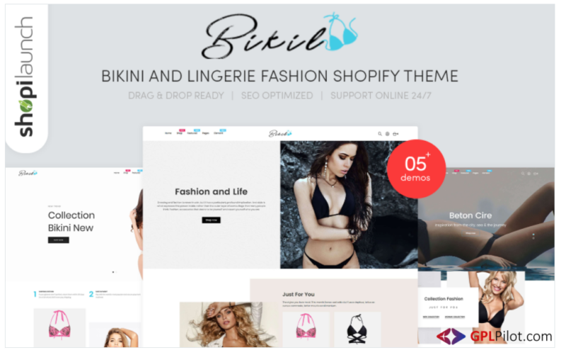 Bikil - Bikini & Lingerie Fashion Responsive Shopify Theme