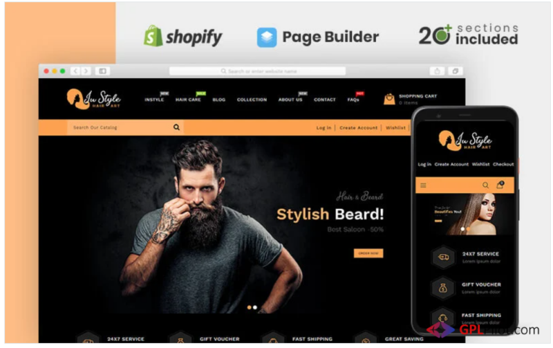 Instyle Hair Art Store Shopify Theme