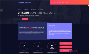ConfaTheme - Stylish Conference Joomla Template
