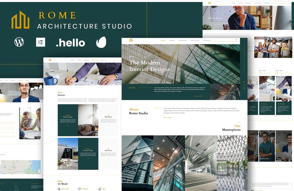 Rome - Modern Interior Elementor Template Kit 1 Rome - Modern Interior Elementor Template Kit