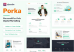 Porka - Digital Marketing Personal Portfolio Elementor Template Kit