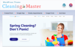 Cleaning Master - Landing page WordPress Theme