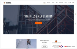 Vitagex - Construction Company Multipage Modern HTML Website Template 1.0