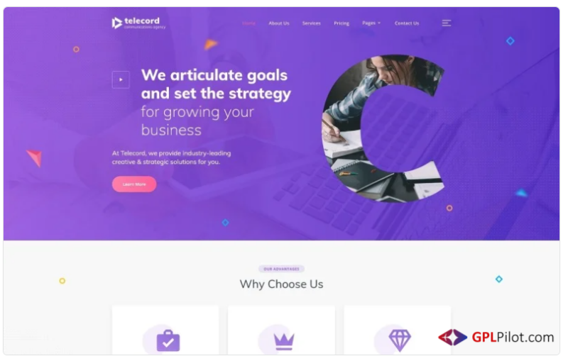 Telecord - Digital Marketing Multipage Creative HTML Website Template 1.0