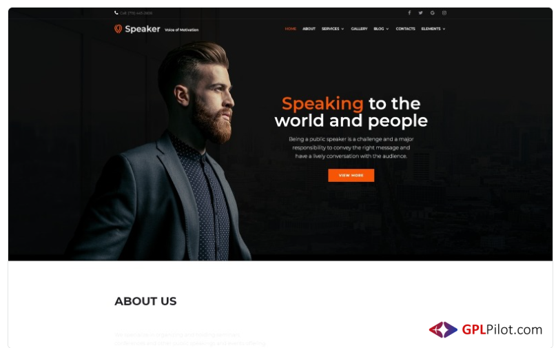 Speaker - Event Planner Multipage Creative HTML Website Template 1.0 1 Speaker - Event Planner Multipage Creative HTML Website Template 1.0