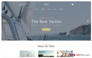 Nautilus - Yachting Multipage HTML Website Template 1.0