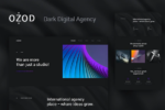 Ozod - Dark Digital Agency Elementor Template Kit